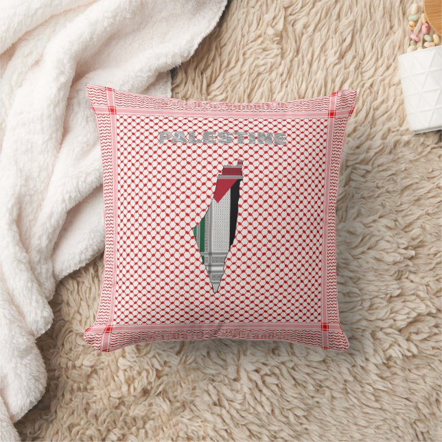 Cojín decorativo palestino Shemagh - Keffiyeh (Manta)
