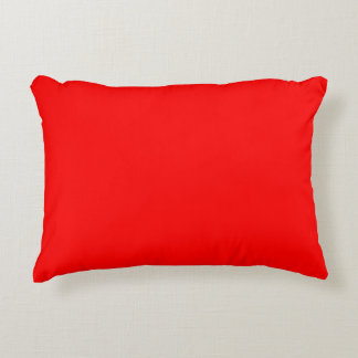 Cojín Decorativo Paleta Escarlata Roja Ardiente