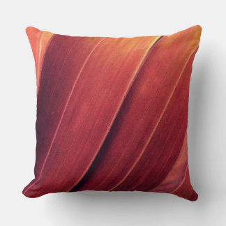 Cojín Decorativo Palm Fronds in Rust and Gold