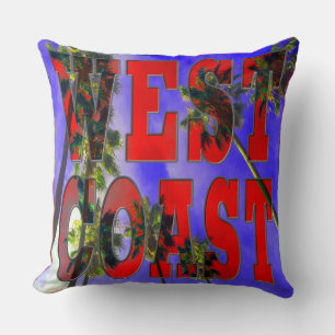 Cojín Decorativo "Palm Sky: Costa Oeste" Pillow