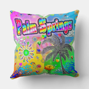 Cojín Decorativo Palm Springs Quadro Temporada Pillow