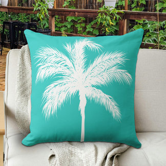 Cojín Decorativo Palm Tree Aqua