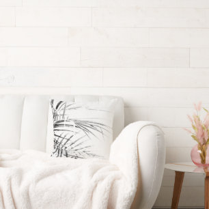 Cojín Decorativo Palm Tree Deja Esbozo Minimalismo