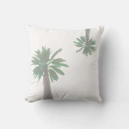 Cojín Decorativo Palm Tree Pastel Verde Tropical