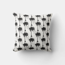 Cojín Decorativo Palm Tree Silhouette Beach Lover