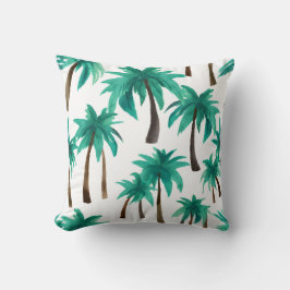 Cojín Decorativo Palm Tree simple acuarela moderna