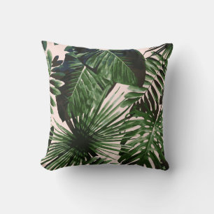 Cojín Decorativo Palm Tree Tropical Cushiper Peach
