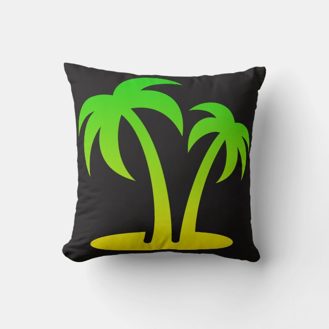 Cojín decorativo Palm Trees (Anverso)