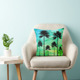 Cojín Decorativo Palm Trees Neon Dream
