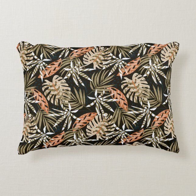 Cojín Decorativo Palmas Tropicales (Anverso)