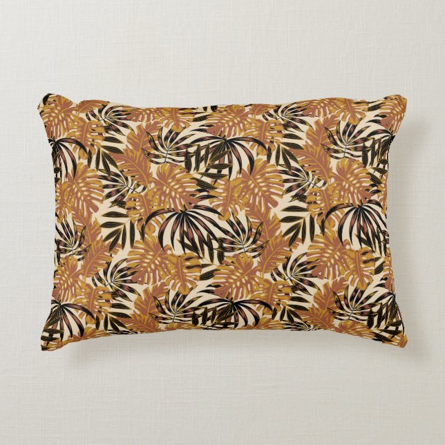 Cojín Decorativo Palmas Tropicales (Anverso)