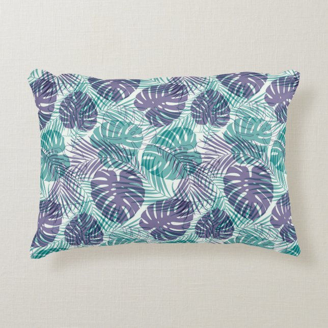 Cojín Decorativo Palmas Tropicales (Anverso)
