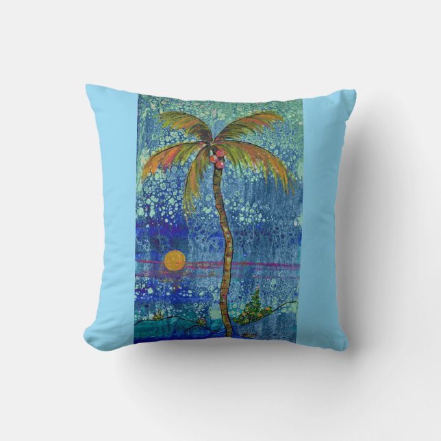 Cojín Decorativo Palmera (Anverso)