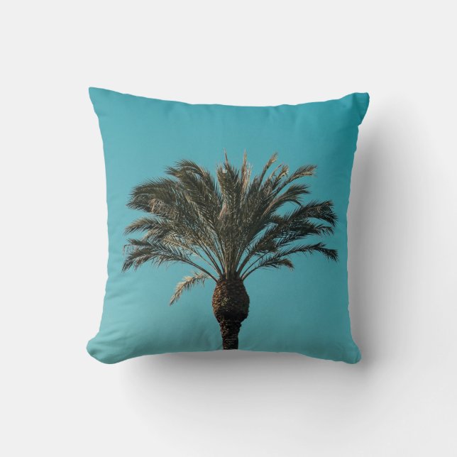 Cojín Decorativo Palmera verde (Anverso)