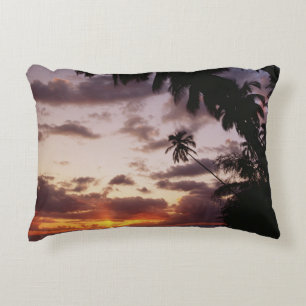 Cojín Decorativo Palmeras en el mar