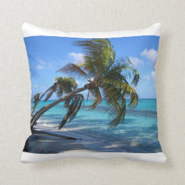 Cojín Decorativo Palmeras inclinadas - blanco