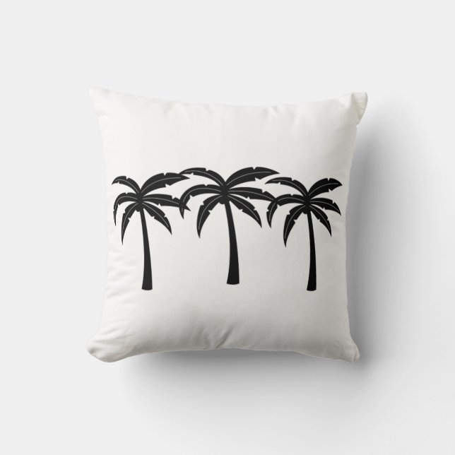 Cojín Decorativo Palmeras Tropicales (Anverso)