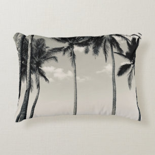 COJÍN DECORATIVO PALMERAS TROPICALES EN LA PLAYA