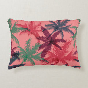 Cojín Decorativo Palmeras Tropicales: Patrón sin Marea