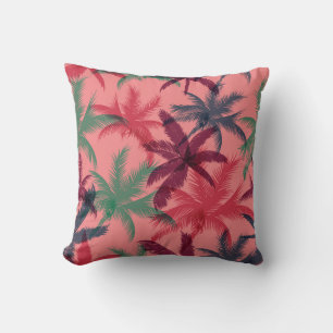 Cojín Decorativo Palmeras Tropicales: Patrón sin Marea