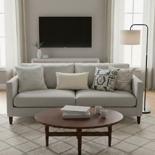 Cojín Decorativo Paloma Blanca Color Sólido