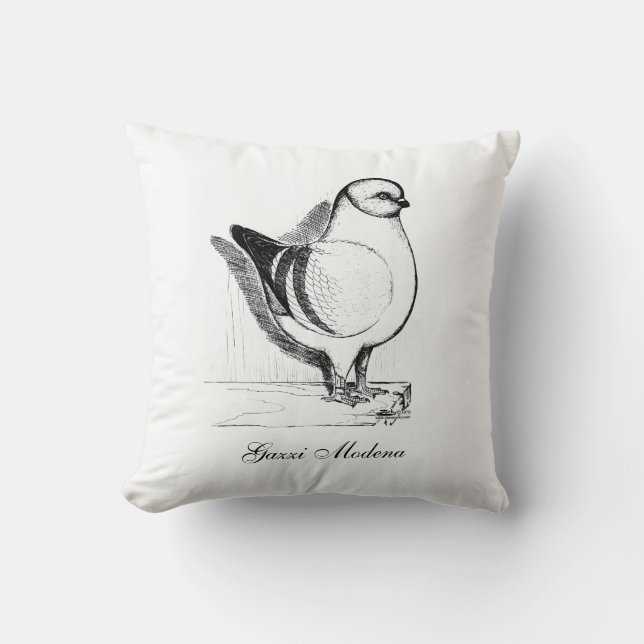 Cojín Decorativo Paloma de Modena Gazzi 1978 (Anverso)