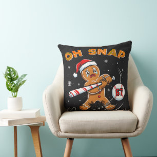 Cojín Decorativo Pan de Jengibre Oh Snap 67 Béisbol