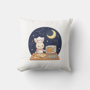 Cojín Decorativo Panadería Conejo de Luz de Luna