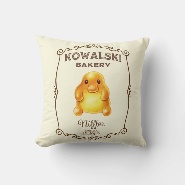 Cojín Decorativo Panadería Kowalski - Niffler (Anverso)