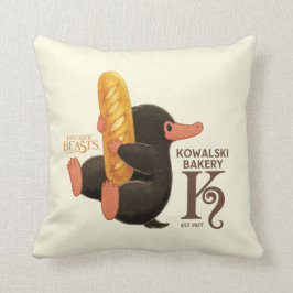 Cojín Decorativo Panadería Kowalski - Niffler con pan