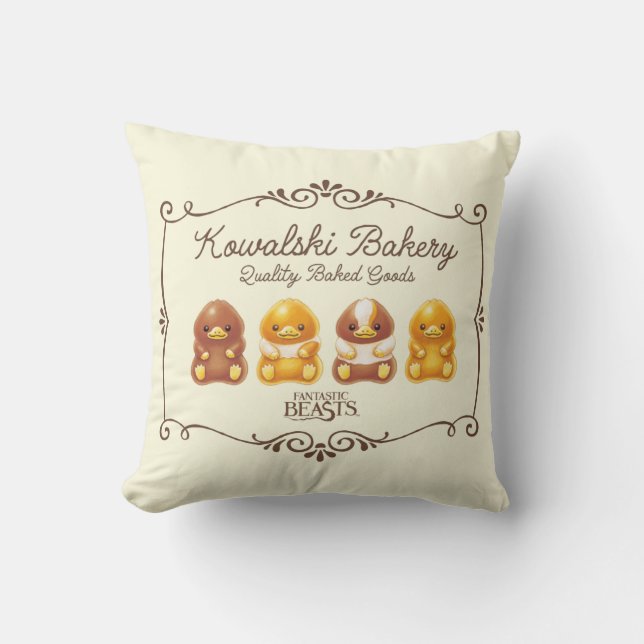 Cojín Decorativo Panadería Kowalski - Nifflers para bebés (Anverso)