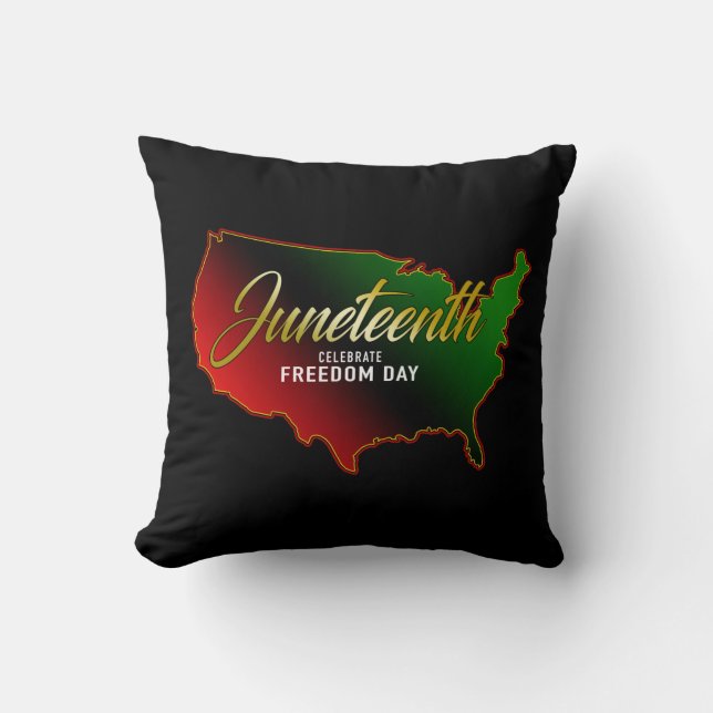 Cojín decorativo Panafricano, 10 de junio (Anverso)