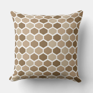 Cojín Decorativo Panal en Arena