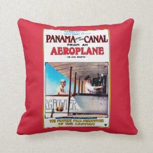 Cojín Decorativo Panamá y el poste del promo de la película del