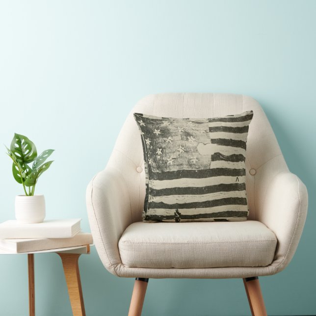 Cojín Decorativo Pancarta de Star Spanglage: Bandera estadounidense (Silla)