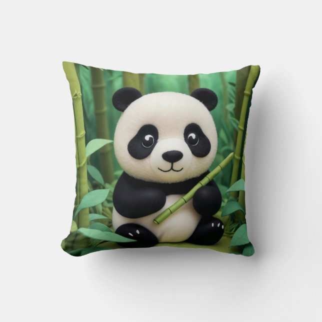 Cojín Decorativo Panda (Anverso)