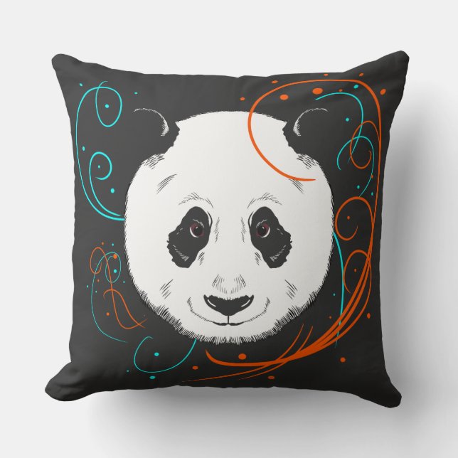 Cojín Decorativo Panda (Anverso)