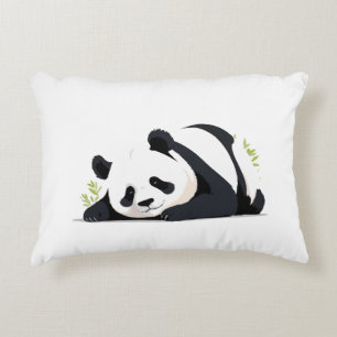Cojín Decorativo Panda Adorable Cálida Relajación De Los Animales C