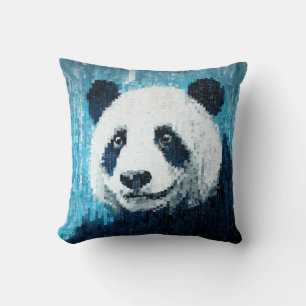 Cojín Decorativo Panda Animal Art Decour Paint Mosaic