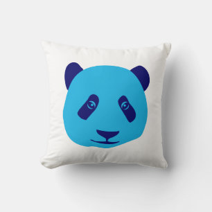 Cojín Decorativo Panda - Azul