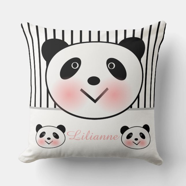 Cojín Decorativo Panda Bears (Anverso)