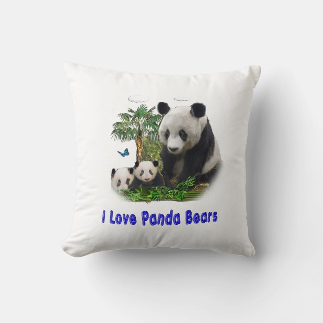 Cojín Decorativo panda beras (Anverso)