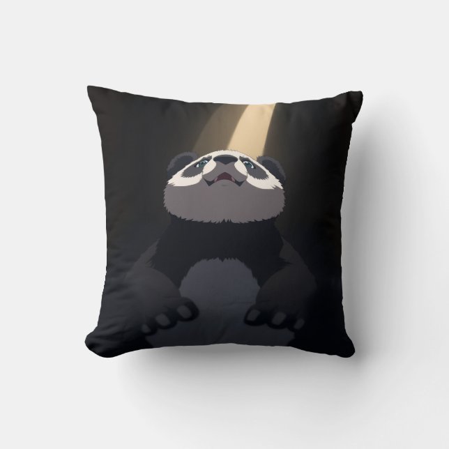 Cojín Decorativo Panda de anime (Anverso)