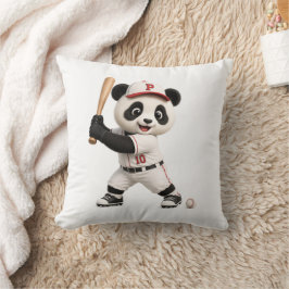 Cojín Decorativo Panda de béisbol 
