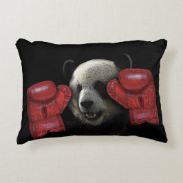 Cojín Decorativo Panda de boxeo