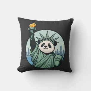 Cojín Decorativo Panda de la Libertad