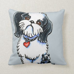 Cojín Decorativo Panda de Shih Tzu