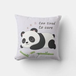 Cojín Decorativo Panda en modo de sueño – Arte de oso perezoso lind