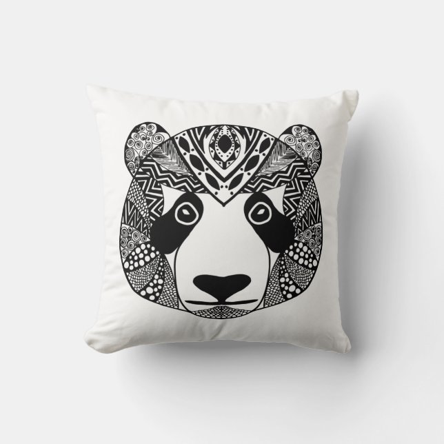 Cojín Decorativo Panda inspirada (Anverso)