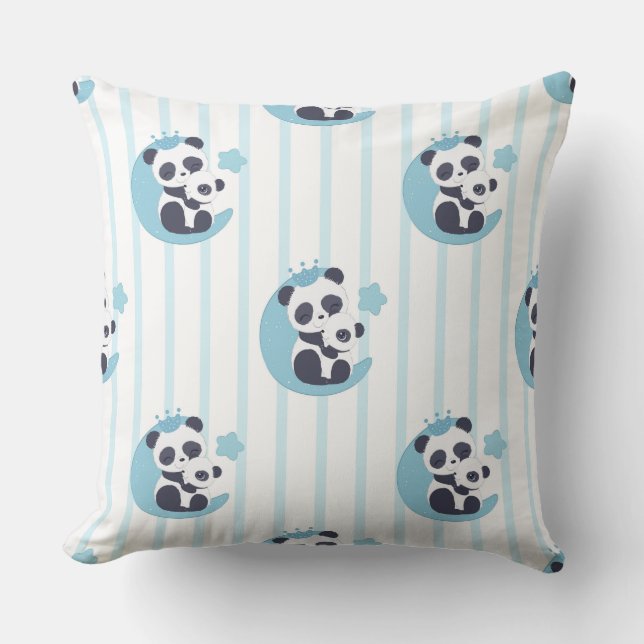 Cojín Decorativo Panda Lover | Life Is Better With A Panda (Anverso)